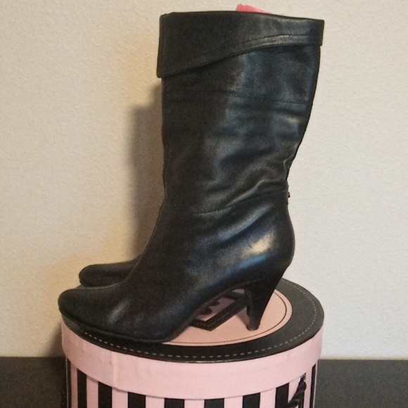 Cathy Jean Shoes - Cathy Jean black boots.